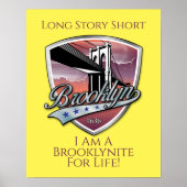 Brooklyn Logo Design Poster (Vorne)