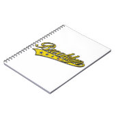 Brooklyn Logo Gold Embossed Notizblock (Linke Seite)