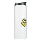 Brooklyn Logo Gold Embossed Thermosbecher (Nach links gedreht)