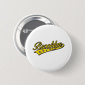 Brooklyn-Logo Gold geprägt Button (Vorne & Hinten)