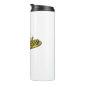 Brooklyn-Logo Gold geprägt Thermosbecher (Nach rechts gedreht)