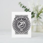 Brooklyn-Logo Postkarte (Stehend Vorderseite)