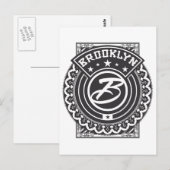 Brooklyn-Logo Postkarte (Vorne/Hinten)
