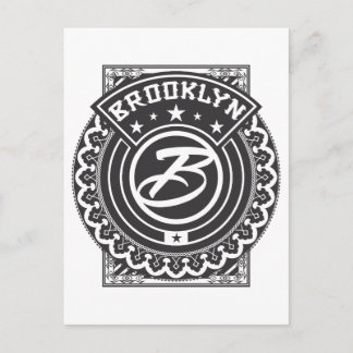 Brooklyn-Logo Postkarte