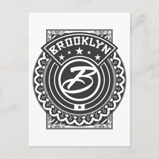 Brooklyn-Logo Postkarte (Vorderseite)