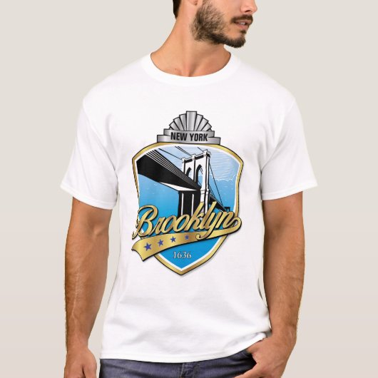 Brooklyn Logodesign T-Shirt (Vorderseite)