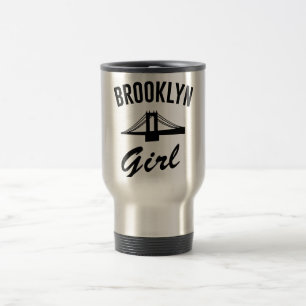 Brooklyn-Mädchen Reisebecher