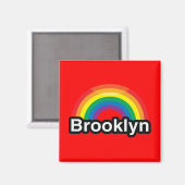 BROOKLYN MAGNET (Vorderseite/Rückseite)