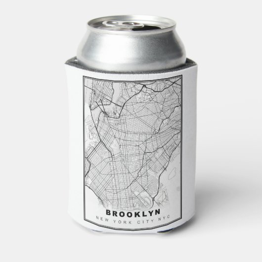 Brooklyn Map Dosenkühler (Kanne Rückseite)