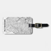 Brooklyn Map Gepäckanhänger (Vorderseite horizontal)