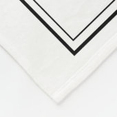 Brooklyn Map Illustration Fleecedecke (Ecke)