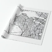 Brooklyn Map Illustration Geschenkpapier (Ungerollt)