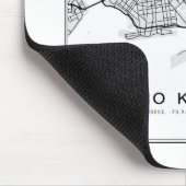 Brooklyn Map Illustration Mousepad (Ecke)