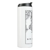 Brooklyn Map Illustration Thermosbecher (Nach links gedreht)