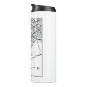 Brooklyn Map Illustration Thermosbecher (Nach rechts gedreht)