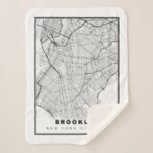 Brooklyn Map Sherpadecke (Vorderseite)