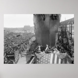 Brooklyn-Marine-Yard, 1908 Poster