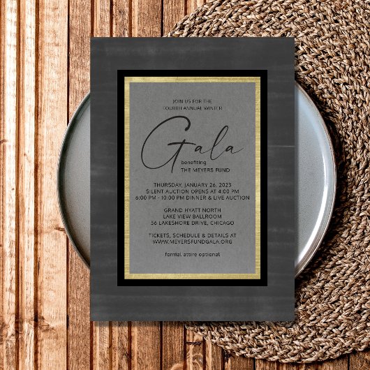 Brooklyn Modern Gala Einladung