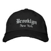 brooklyn mutig bestickte kappe (Vorderseite)