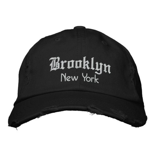 brooklyn mutig bestickte kappe (Vorderseite)
