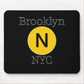 Brooklyn N Train Mousepad (Vorne)