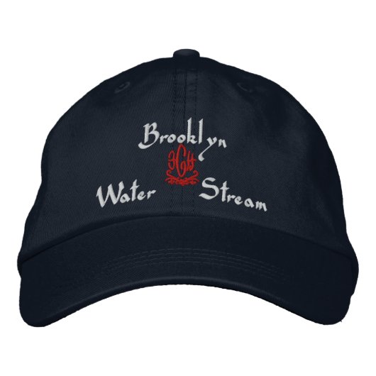 Brooklyn Name mit englischer Bedeutung für die Mar Bestickte Baseballkappe (Vorderseite)