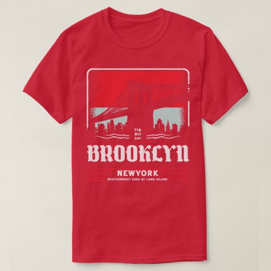 Brooklyn New York 1 T-Shirt (Design vorne)