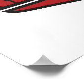 Brooklyn New York | Blockstiftschrift Poster (Ecke)