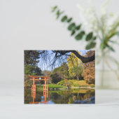 Brooklyn New York Botanischer Garten Fall Postkarte (Stehend Vorderseite)