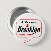 Brooklyn New York Button (Vorne & Hinten)