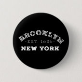 Brooklyn New York Button (Vorderseite)
