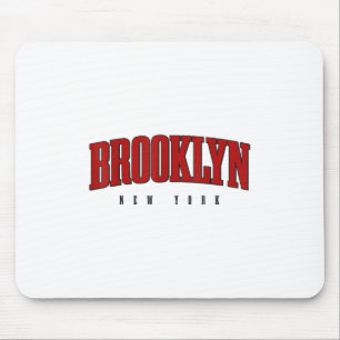 Brooklyn New York City Pride Nyc Ny Retro Sports S Mousepad