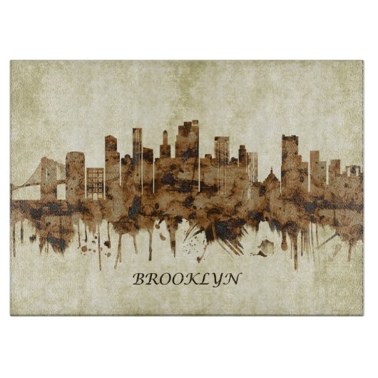 Brooklyn New York City Schneidebrett (Vorderseite)