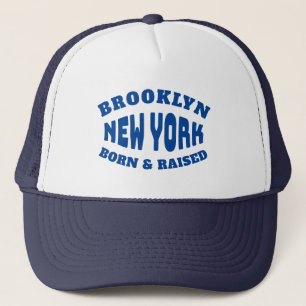 Brooklyn New York Geboren und erhoben Truckerkappe