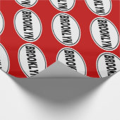 Brooklyn New York Geschenkpapier (Ecke)