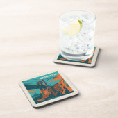 Brooklyn New York Getränkeuntersetzer (Rechte Seite)