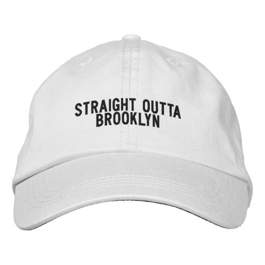 Brooklyn New York Hat Bestickte Baseballkappe (Vorderseite)