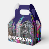 Brooklyn, New York, in Graffiti Geschenkschachtel (Vorderseite)