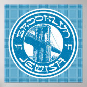 Brooklyn New York Jewish Art Poster (Vorne)