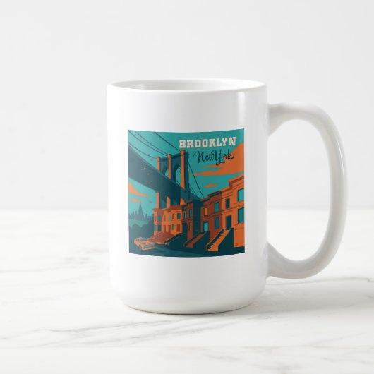 Brooklyn New York Kaffeetasse (Rechts)