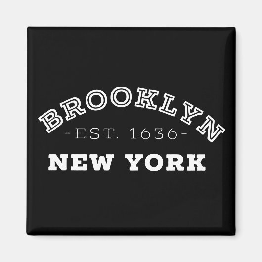 Brooklyn New York Magnet (Vorne)