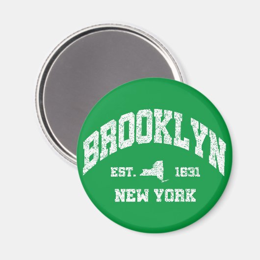 Brooklyn, New York Magnet (Vorderseite/Rückseite)