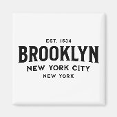Brooklyn New York Magnet (Vorne)
