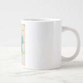 Brooklyn New York Map Jumbo-Tasse (Rechts)