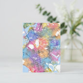 Brooklyn New York Map Postkarte (Stehend Vorderseite)