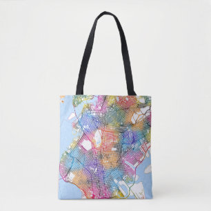 Brooklyn New York Map Tasche