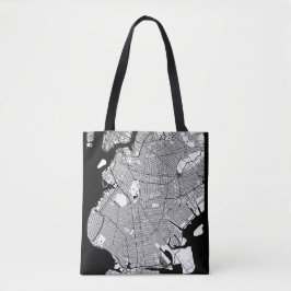Brooklyn New York Map Tasche