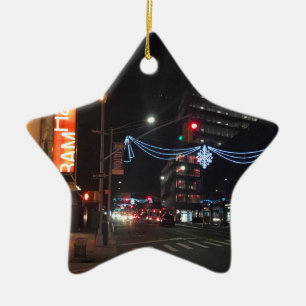 Brooklyn, New York NYC Fotografy Holiday Lights Keramikornament