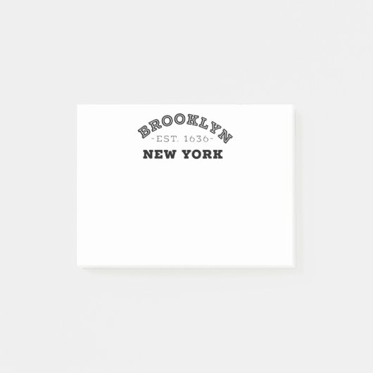 Brooklyn New York Post-it Klebezettel (Vorderseite)