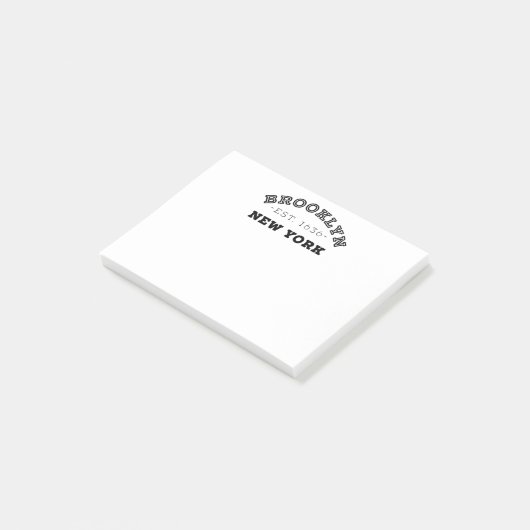 Brooklyn New York Post-it Klebezettel (angewinkelt)